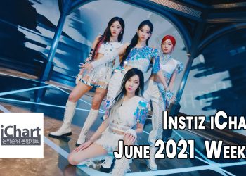 Top 20 Instiz iChart Sales Chart - June 2021 Week 4