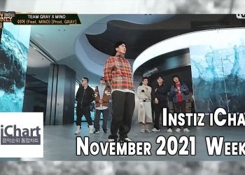 Top 20 Instiz iChart Sales Chart - November 2021 Week 2