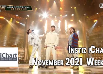 Top 20 Instiz iChart Sales Chart - November 2021 Week 3