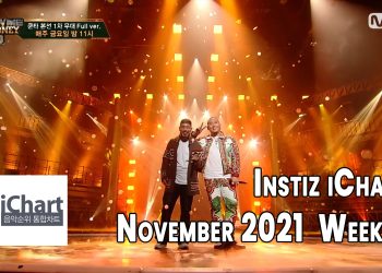 Top 20 Instiz iChart Sales Chart - November 2021 Week 4